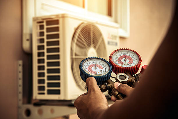 Professional Hvac Installation technician working in Homer, IN